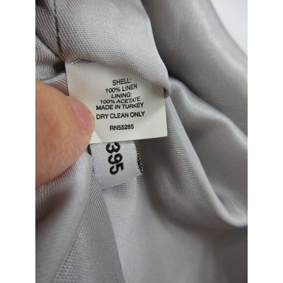 Express Sport Coat 42 Linen Blazer Jacket Striped Design Studio Preppy - Picture 11 of 12